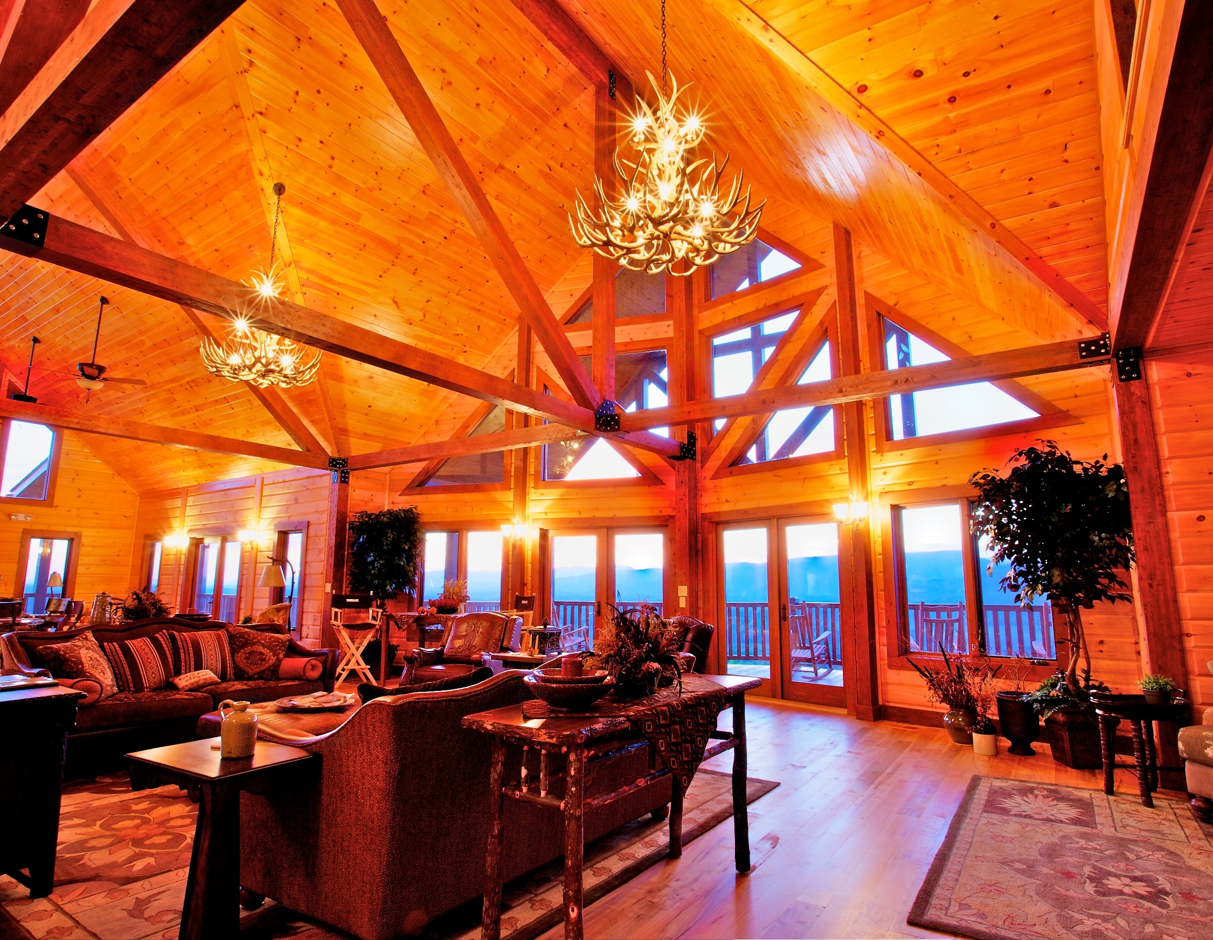 A Look Back The Pisgah Mountain Lodge at The Coves at Round Mountain